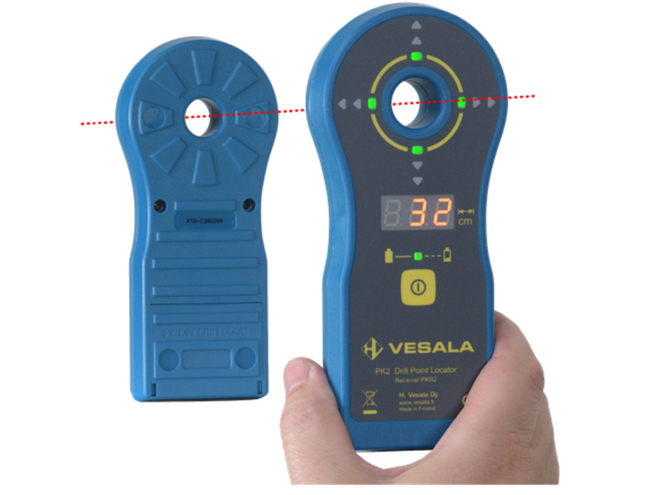 Festlegung von Bohrlöchern durch Wände hindurch mit dem Präzisionsgerät PK 2 Festlegung von Bohrlöchern durch Wände hindurch mit dem Präzisionsgerät PK 2