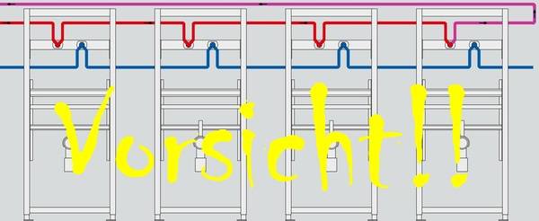 Das warme Wasser wird in der PWH-Leitung an den Anschlüssen der Armaturen entlang geführt und als Zirkulationswasser in der PWH-C-Leitung zurückgeführt. Das erscheint auf den ersten Blick sinnvoll und im Sinne der Hygiene vorteilhaft. Das warme Wasser wird in der PWH-Leitung an den Anschlüssen der Armaturen entlang geführt und als Zirkulationswasser in der PWH-C-Leitung zurückgeführt. Das erscheint auf den ersten Blick sinnvoll und im Sinne der Hygiene vorteilhaft.