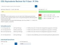 Der „CO2-Äquivalente-Rechner“ in der Branchensoftware „VDKF-LEC“