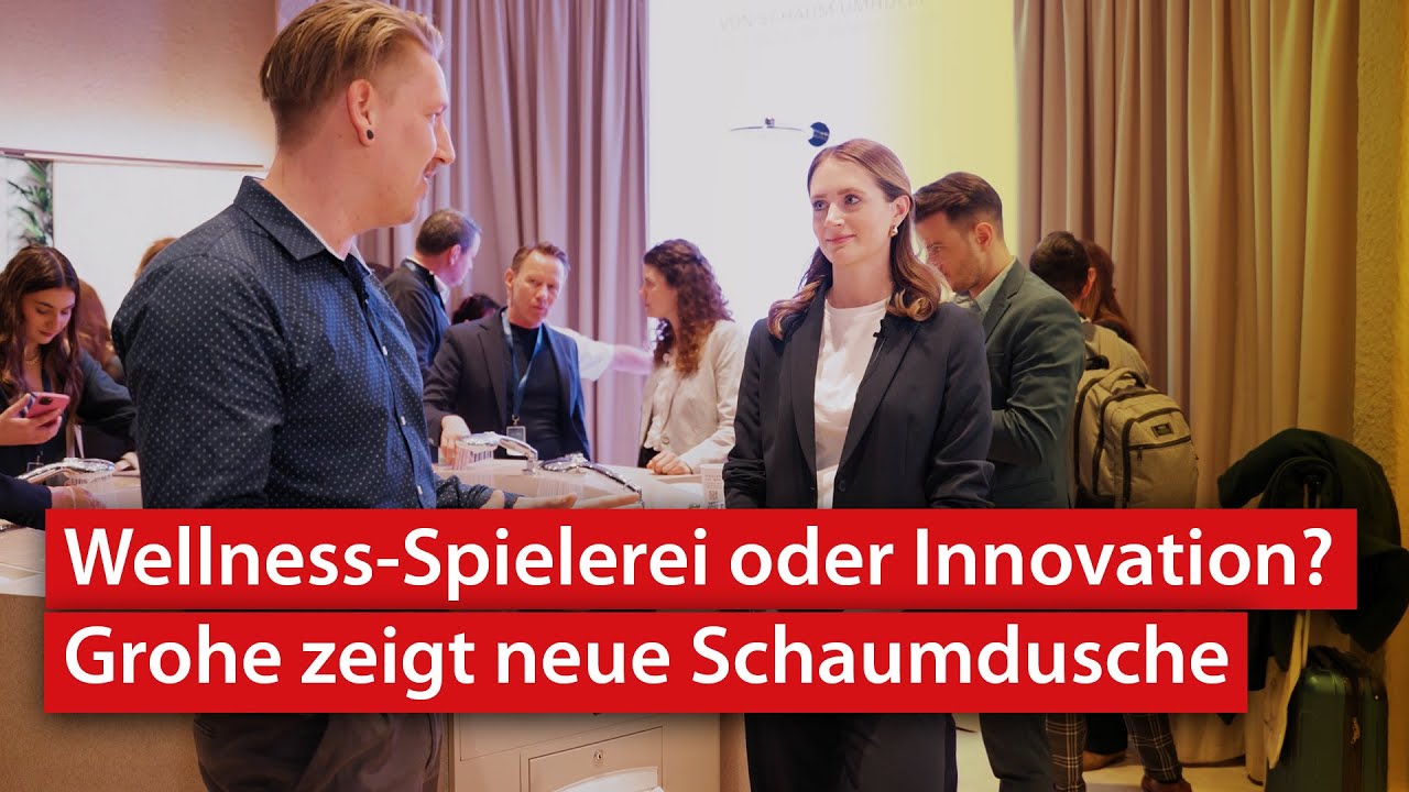 Warm‑Schaum auf Knopfdruck: Für wen eignet sich das Wellness-Gimmick? | ISH 2025 Warm‑Schaum auf Knopfdruck: Für wen eignet sich das Wellness-Gimmick? | ISH 2025
