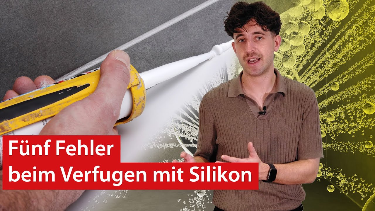 5 häufige Fehler beim Verfugen mit Silikon | haustec EDU 5 häufige Fehler beim Verfugen mit Silikon | haustec EDU